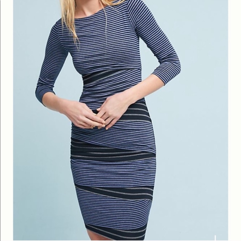 NWOT Bailey 44 Striped Column Dress